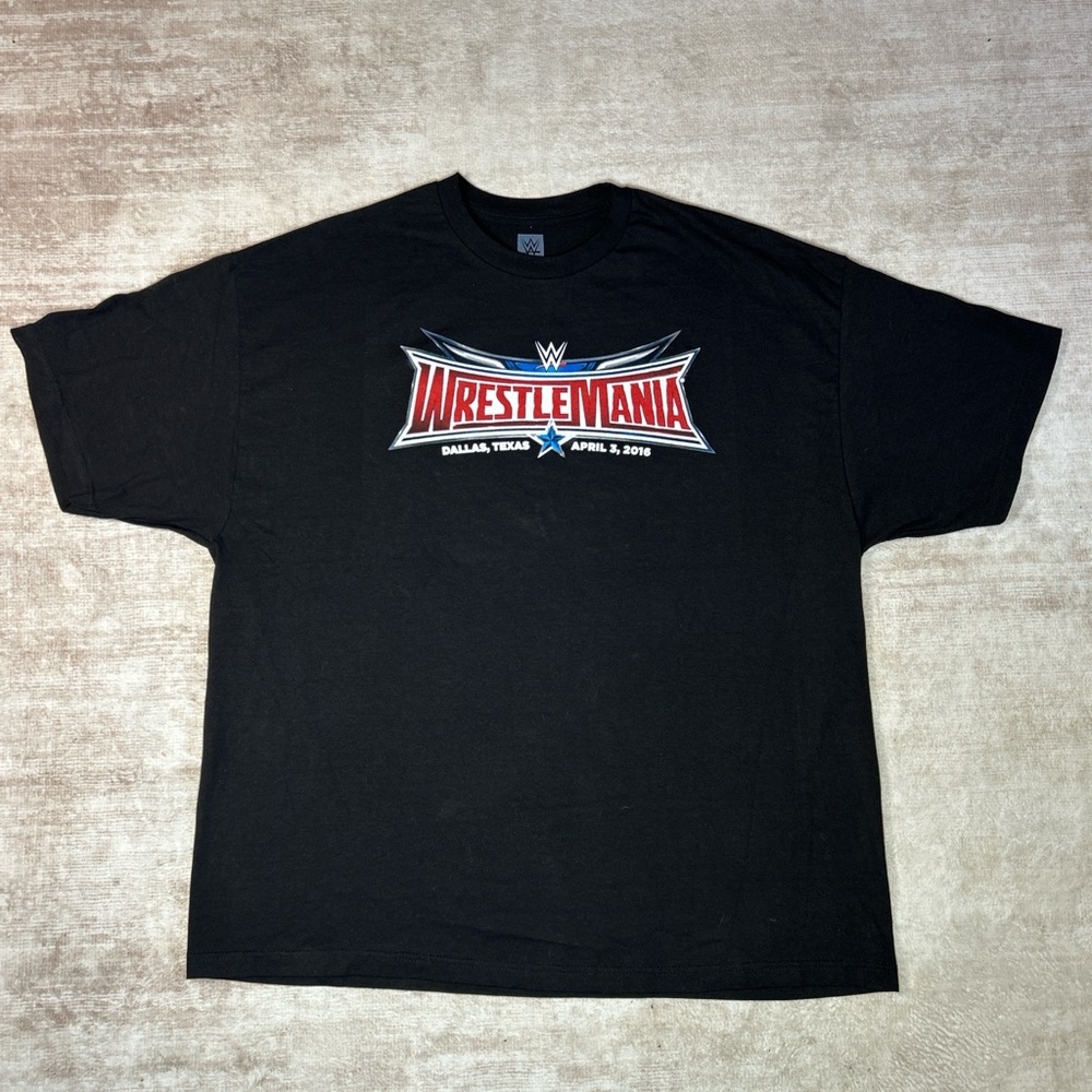 WWE Black WrestleMania Dallas Tee